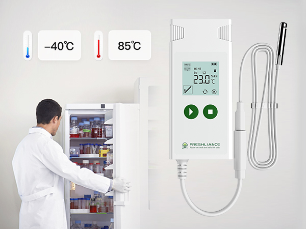 Atlas Log-TH laboratory refrigerator monitoring application