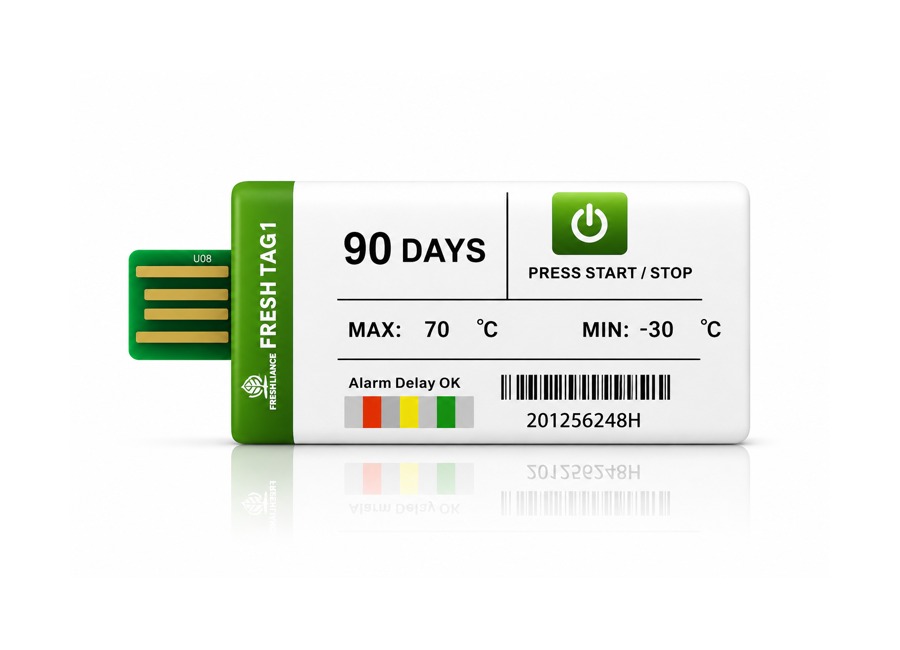 Fresh Tag 1 USB Temperature Data Logger