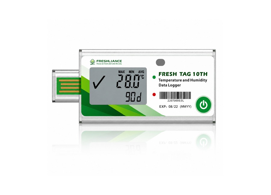 Fresh Tag 10TH Temperature and Humidity Data Logger