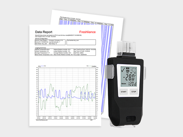 Freshliance Tools software for Atlas Log ultra-low temperature data logger